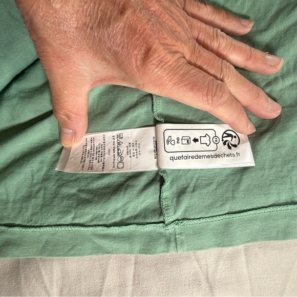 Ralph Lauren Green Tee with Plaid Logo - Picture 10 of 11